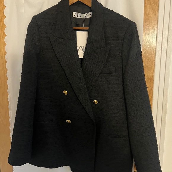 NWT Zara tweed blazer - Picture 1 of 3